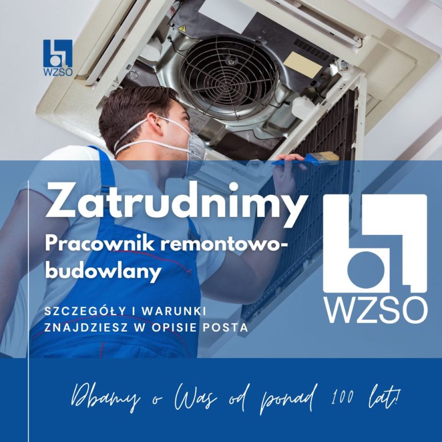 Pracownik remontowo-budowlany poszukiwany